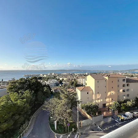 Apartmán T2 Terrasse Vue Panoramique, Piscine, Parking, Wifi, 2 Tv Connectees, Netflix, Clim, Ascenseur, Barbecue *