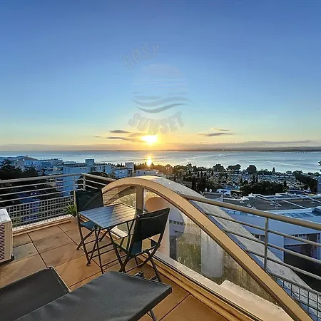 T2 Terrasse Vue Panoramique, Piscine, Parking, Wifi, 2 Tv Connectees, Netflix, Clim, Ascenseur, Barbecue Apartmán Sète